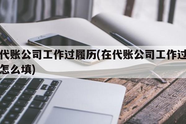 在代账公司工作过履历(在代账公司工作过履历怎么填)